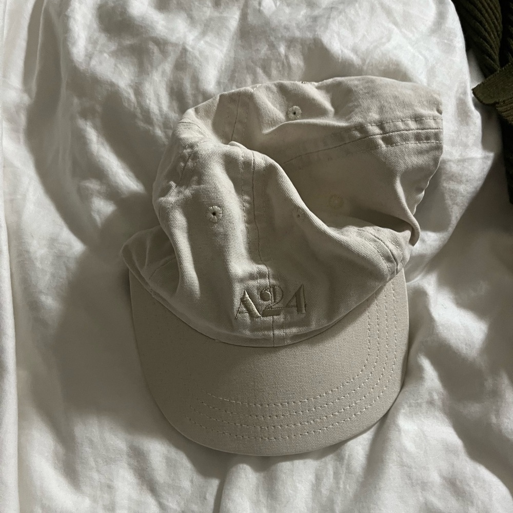 Beige A24 Baseball Cap